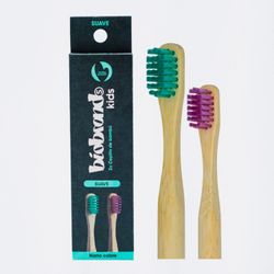 Cepillo de Dientes Biobrush Eco Bambú Niño Menta 2 un.