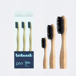 Cepillo de Dientes Biobrush Eco Bambú Pro Spiral Suave 3 un.