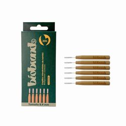 Cepillo Interdental de Bambú Bio 0.9 mm 6 un.
