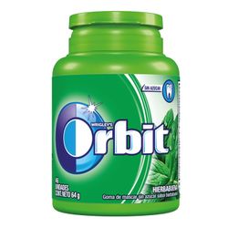 Chicle Orbit Botella Hierbabuena 46 un.