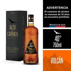 Pisco Alto del Carmen Volcan 40° 750 cc
