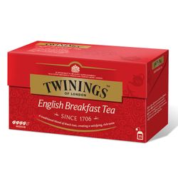 Té Negro Twinings English Breakfast 25 un.