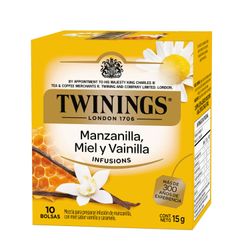 Infusion Twinings Miel, Manzana y Vainilla 15 g 10 un.