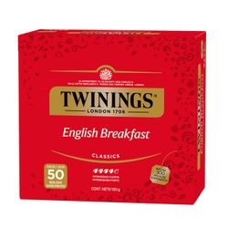 Té English Breakfast Twinings 50 un.