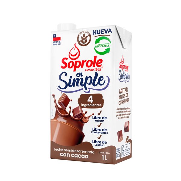 Soprole Leche Chocolate En Simple