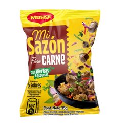 Caldo en Polvo Carne Mi Sazón Maggi 35 g