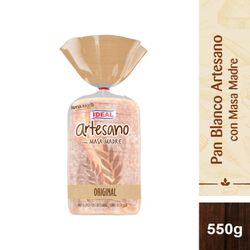 Pan Molde Ideal Blanco Artesano Masa Madre 550 g