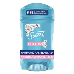 Desodorante Antitranspirante Gel Secret Powder Protect Cotton 45 g