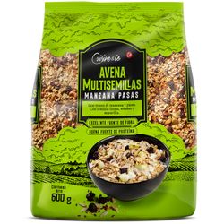 Avena Semillas Cuisine & Co Manzana-Pasas 600 g