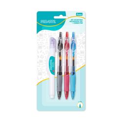 Set de Escritura Bolígrafo de Gel con Corrector