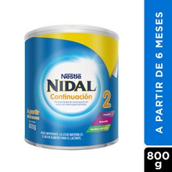 Fórmula Láctea Nidal Continuación 800 g