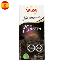 Chocolate Amargo Valor Sin Azúcar 70% Cacao 100 g