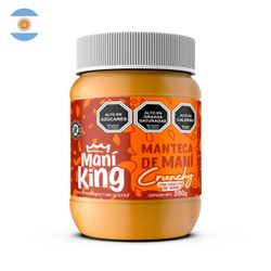 Mantequilla de Maní Crunchy King 350 g