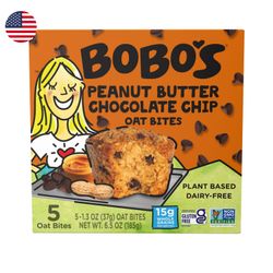 Snack de Avena Manteca Mani Choco Bobos 185 g