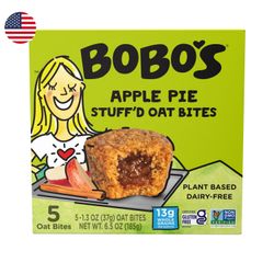 Snack de Avena Relleno Manzana Bobos 185 g