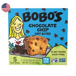 Snack de Avena Choco Chips Bobos 185 g