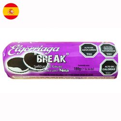 Galletas Choco Rellenas Crema Elgorriaga 180 g