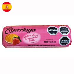 Galletas Rellenas Frutilla Elgorriaga 180 g