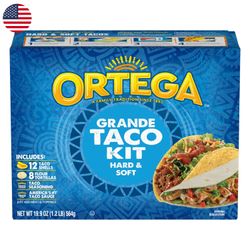 Kit Tacos Duros y Suaves Ortega 590 g
