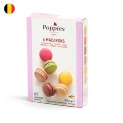 Macarons Congelados Poppies 66 g 6 un.