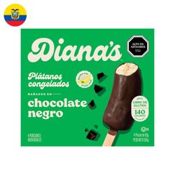 Plátano Bañado Chocolate Amargo Dianas 261 g