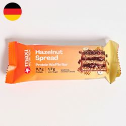 Barra de Waffle Proteica con Crema de Avellanas