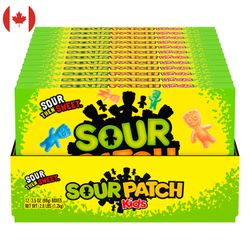 Caja de Gomitas Ácidas Sour Patch Kids 99 g