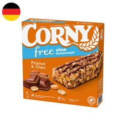 Barra de Cereal Corny Free Maní Nougat 20 g 6 un.