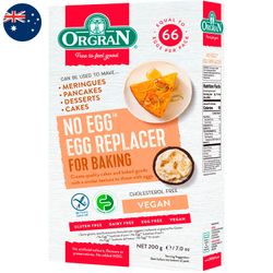 Sustituto de Huevo Orgran Sin Colesterol Sin Lactosa 200 g