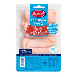 Pechuga 100% Pavo Asada Corte Pluma 120 g