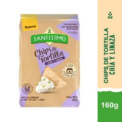 Snack Chips Sanissimo Linaza y Chía 160 g