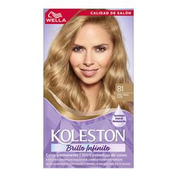 Tintura Koleston Kit Tono 81 Rubio Cenizo Claro