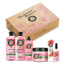 Kit Exclusivo Herbal Essences Vibras Rojas Rosa Mosqueta
