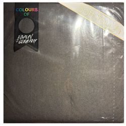 Servilletas Soft Color Negro 40 un.