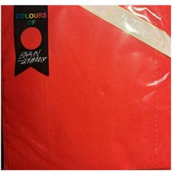 Servilletas Soft Color Roja 40 un.