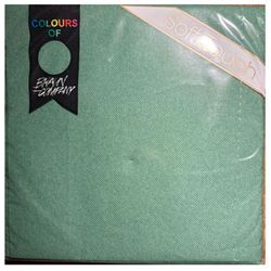 Servilleta Soft Color Verde Oscuro 40 un.