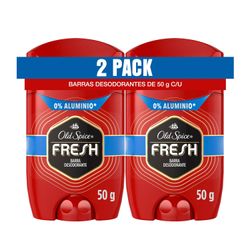 Desodorante Barra Old Spice Fresh 50 g 2 un.