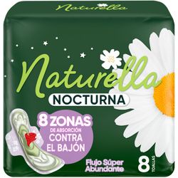 Toallas Higiénicas Naturella Nocturna 8 un.
