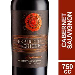 Vino Espíritu de Chile Gran Reserva Cabernet Sauvignon 750 cc