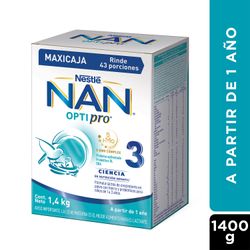 Fórmula Infantil Nan 3 Optipro 1.4 kg