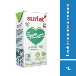 Leche Surlat Semidescremada 1 L