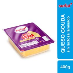 Queso Gouda Laminado Sin Lactosa Surlat 400 g