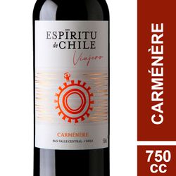 Vino Espíritu de Chile Carmenere 750 cc