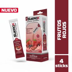Bebida Isotónica en Polvo Suerox Frutos Rojos 4 un.