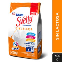 Leche en Polvo Svelty Sin Lactosa Descremada 300 g