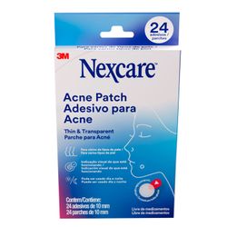 Parche para Acé Nexcare Transparente 24 un. 10 mm