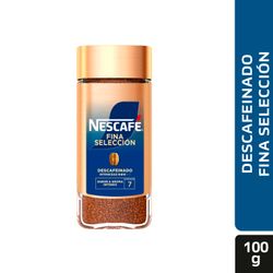 Café Liofilizado Descafeinado Fina Selección Frasco 100 g