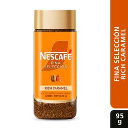 Café Liofilizado Nescafé Fina Selección Caramelo Frasco 95 g