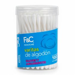 Varitas de Algodón Family Care 100 un.
