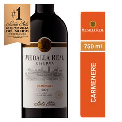 Vino Santa Rita Medalla Real Reserva Carmenere 750 cc